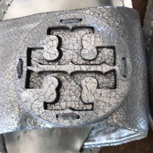 Tory Burch Metallic Sandals